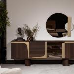 لي مانس كونسول مع مرآه وودي