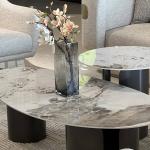 لينو طاولة شاي بورسلان 140 سم وودي