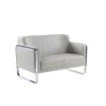 إكال كنب مكتبي ثنائي رمادي وودي