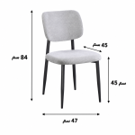 كرسي مفرد C-031 L.GREY