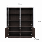 دولاب ملفات 4باب OW-110 TUNG WOOD(grey)