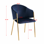كرسي مفرد 237 NAVY BLUE
