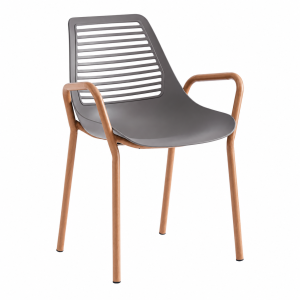 كرسي مفرد بلاستيك FY-601 GREY