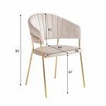 كرسي مفرد 238 BEIGE