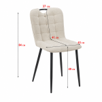كرسي مفرد MK-002 BEIGE