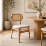 كرسي خشب مفرد XS-001 BEIGE