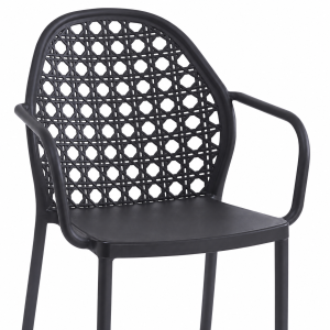 كرسي بلاستيك مفرد P-42 BLACK